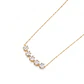 Collar Oro Amarillo 18kt Diamantes 36Pts Cinco Rosetas - Miniatura 1