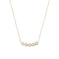 Collar Oro Amarillo 18kt Diamantes 36Pts Cinco Rosetas - Miniatura 3
