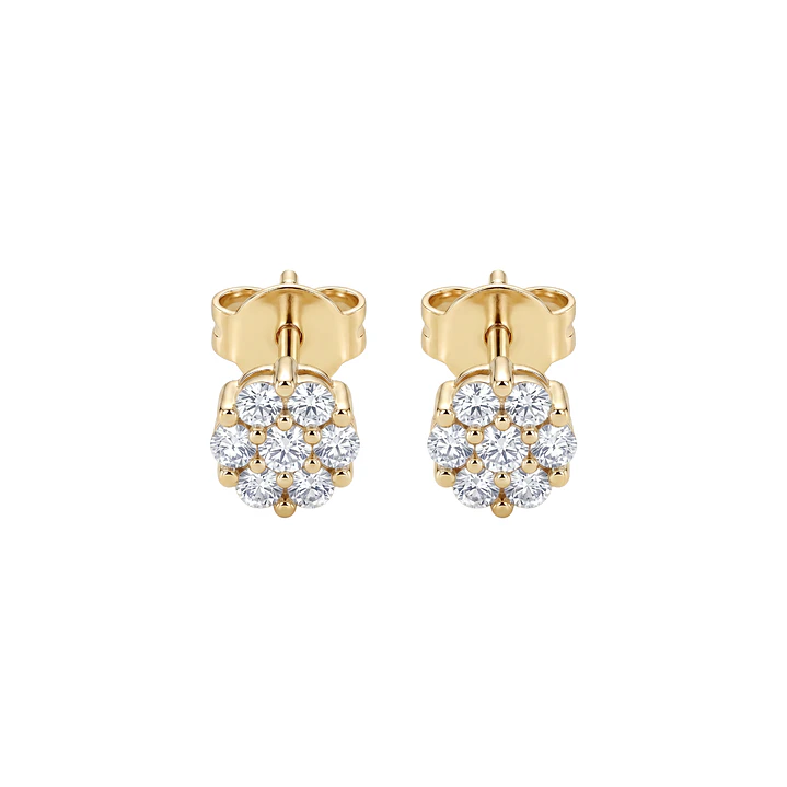 Aros Oro Amarillo 18kt Diamantes 33 Pts 2