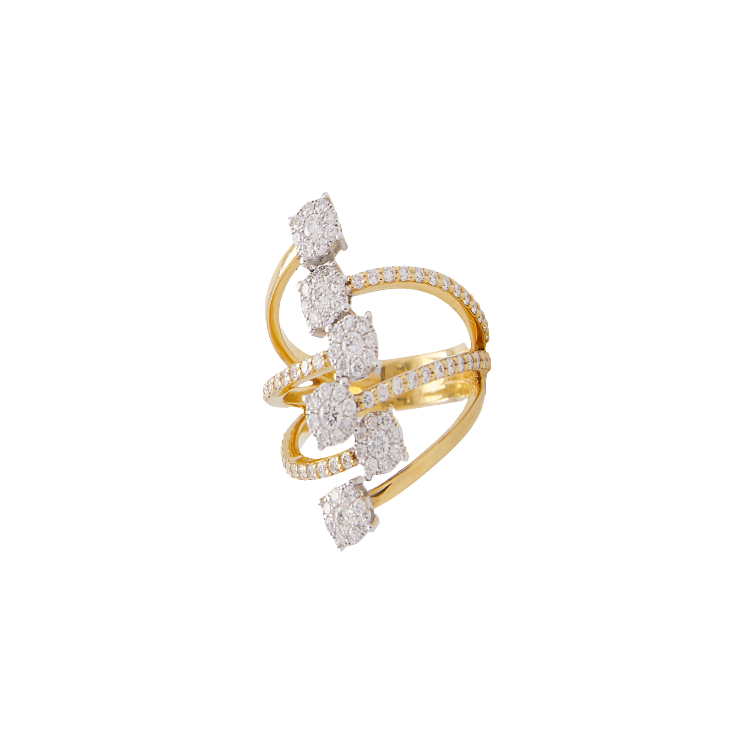 Anillo Oro Amarillo 18kt Diamantes 1,3 Qts | Danielle Costantini 1