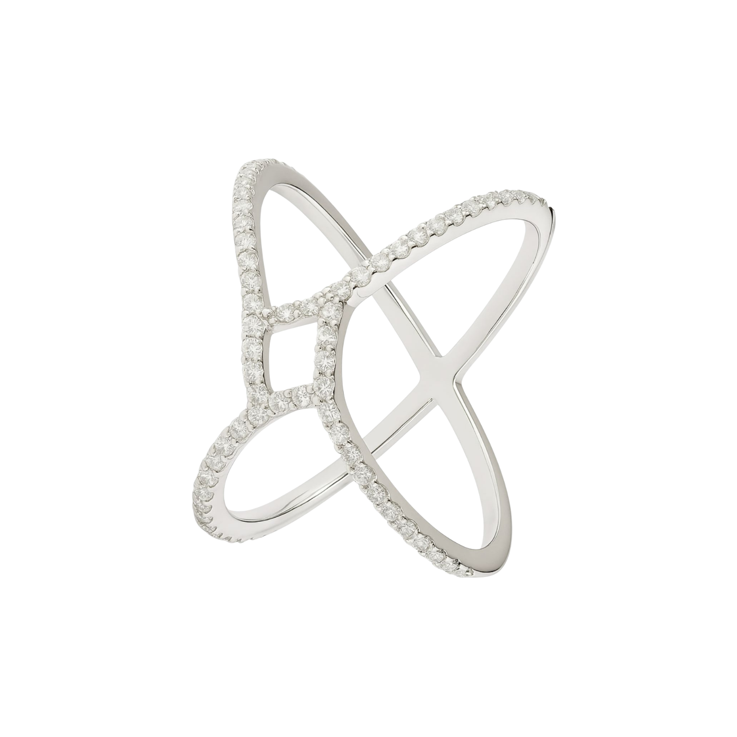 Anillo Oro Blanco 18kt Diamantes 16 Pts | Danielle Costantini 1