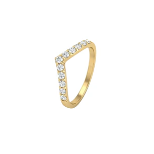 Anillo Oro Miel 18kt Vértice Brillante