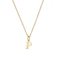 Colgante Inicial P Exclusiva Oro Miel 18kt - Miniatura 2