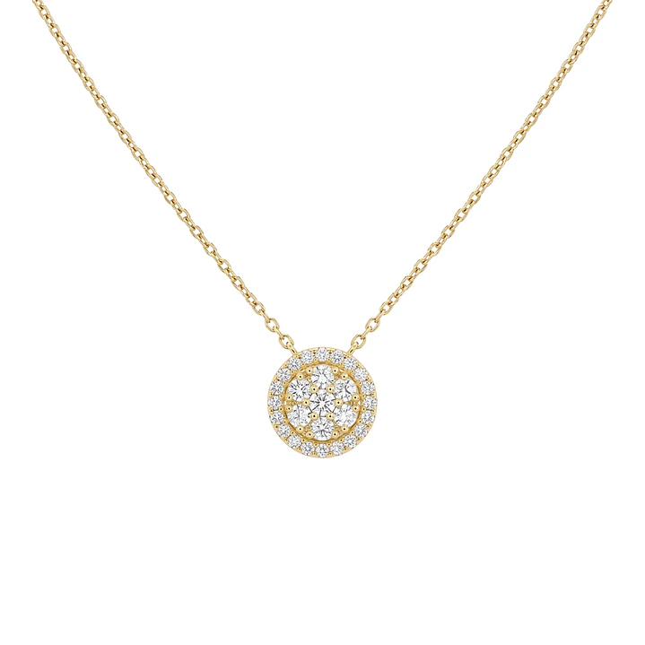 Collar Oro Amarillo 18kt Diamantes 20Pts 2