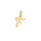 Colgante de Oro Miel 18kt Letra Gótica F - Miniatura 1