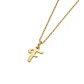 Colgante de Oro Miel 18kt Letra Gótica F - Miniatura 2