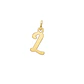 Colgante de Oro Miel 18kt Letra Gótica L - Miniatura 1