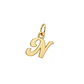Colgante de Oro Miel 18kt Letra Gótica N - Miniatura 1