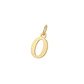 Colgante de Oro Miel 18kt Letra Gótica O - Miniatura 1