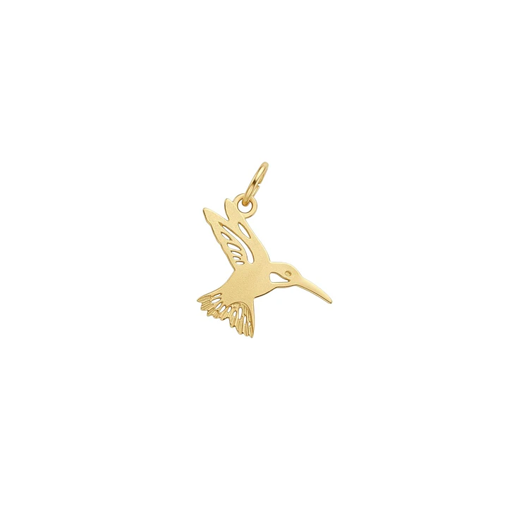 Colgante de Oro Miel 18kt Colibri 1