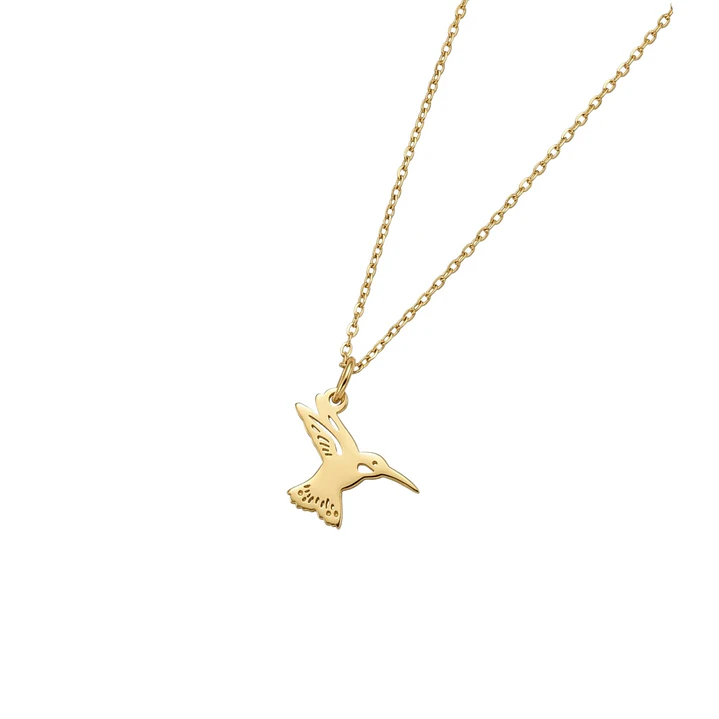 Colgante de Oro Miel 18kt Colibri 2