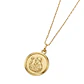 Colgante de Oro Miel 18kt San Benito  16mm - Miniatura 2