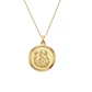 Colgante de Oro Miel 18kt San Benito  16mm - Miniatura 3