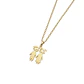 Colgante de Oro Miel 18kt Niños Pequeños - Miniatura 2