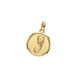 Colgante de Oro Miel 18kt Virgen Niña 12mm - Miniatura 1