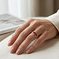 Anillo Oro Miel 18kt Esencia Rubí - Miniatura 4