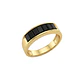 Anillo Oro Miel 18kt Esencia Ónix - Miniatura 2