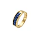 Anillo Oro Miel 18kt Esencia Zafiro - Miniatura 1