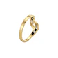 Anillo Oro Miel 18kt Vínculo con Ónix y Circonitas - Miniatura 3