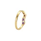 Anillo Oro Miel 18kt Brisa con Amatistas y Circonitas - Miniatura 3