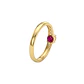 Anillo Oro Miel 18kt Eclipse con Rubí y Circonitas - Miniatura 3