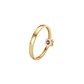Anillo Oro Miel 18kt Solitario Cuadrado con Amatista - Miniatura 3