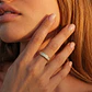 Anillo de Oro 18kt Triple Circon 1265 - Miniatura 4