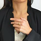 Anillo Compromiso de Oro 18Kt Cruzado Circon - Miniatura 4