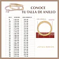 Anillo Compromiso de Oro 18kt Modelo Solitario Cuadrado & Circones - Miniatura 4