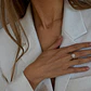 Anillo Oro Amarillo 18kt Copo de Circonitas - Miniatura 4
