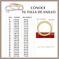 Anillo Compromiso de Oro 18Kt Solitario 6mm Circón 1/2 cintillo lateral - Miniatura 4