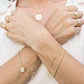 Pulsera Oro Amarillo 18kt Modelo Triple Infinito 8942 - Miniatura 4