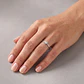 Anillo de Plata Esterlina 925 Circon Corazon Ajustable - Miniatura 4