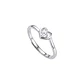 Anillo de Plata Esterlina 925 Corazon Ajustable Circon - Miniatura 3