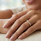 Anillo de Oro 18kt  Clasico Eternidad Circon - Miniatura 4