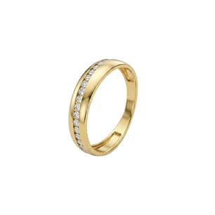 Anillo de Oro 18kt Signature Circon