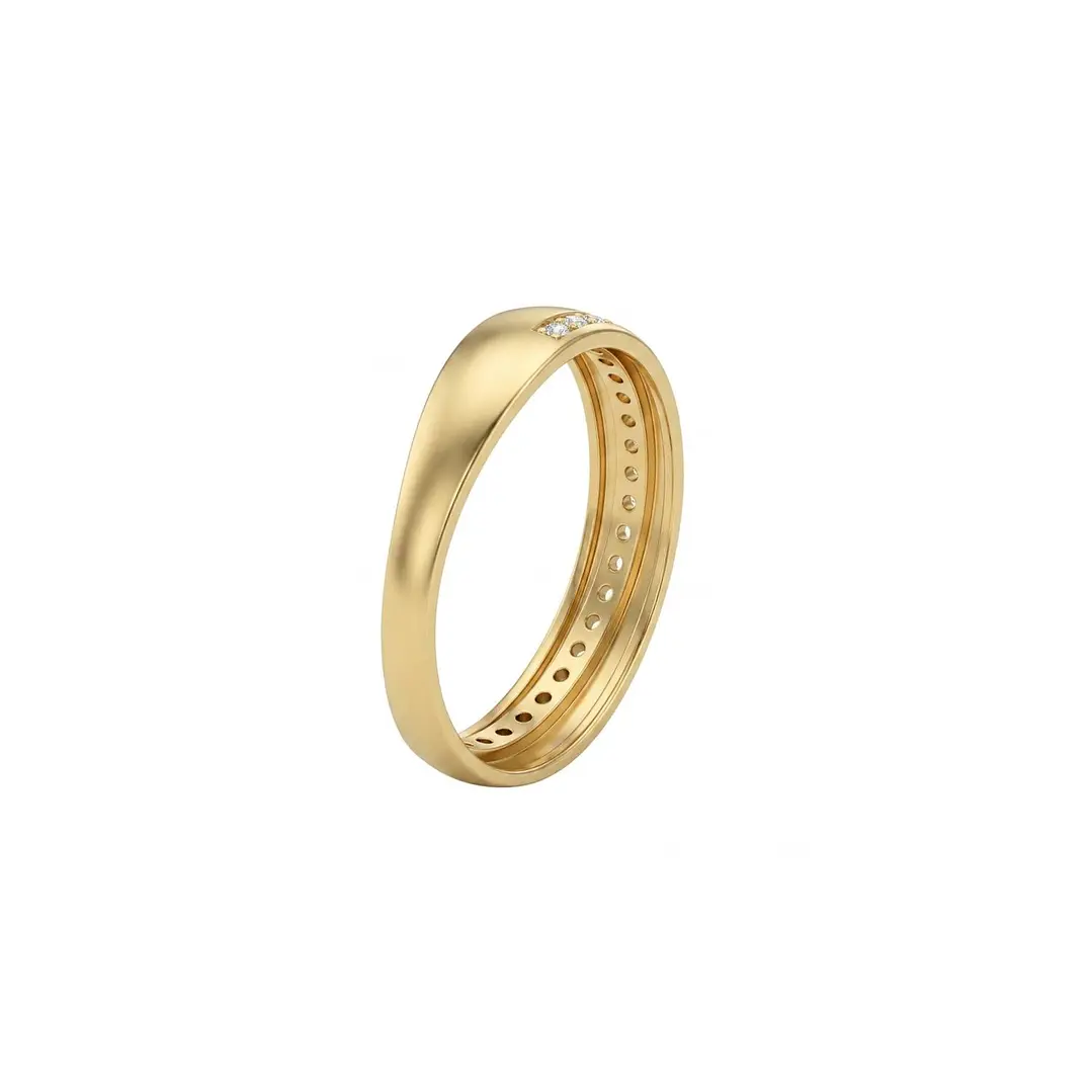 Anillo de Oro 18kt Signature Circon 3