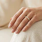 Anillo de Oro 18kt  1/2 Cintillo 12 Circones - Miniatura 4