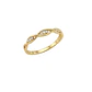 Anillo de Oro 18Kt  Curva Circon - Miniatura 2