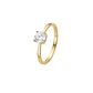 Anillo de Oro 18kt  Solitario Luz - Miniatura 1