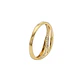 Anillo de Oro 18kt  Doble Ondas Circon - Miniatura 3