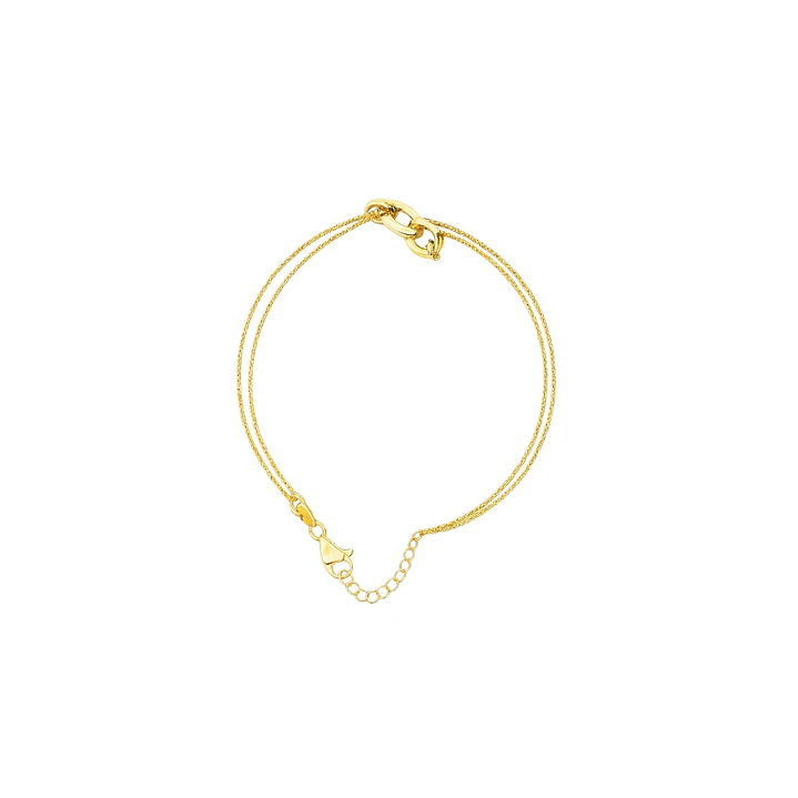 Pulsera Oro Amarillo 18kt Cuatro Eslabones 3