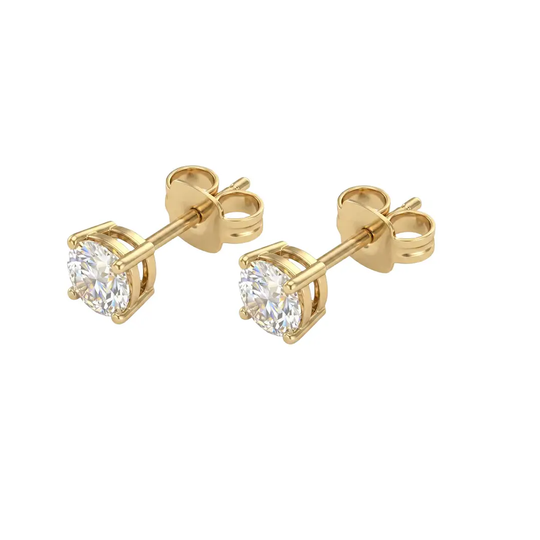 Aros de Oro 18kt Circon 5,0 ml 1