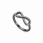 Anillo de Plata Esterlina 925 Cintillo Rutenio Circon - Miniatura 2