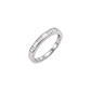 Anillo de Plata Esterlina 925 Riel Circon Baguette - Miniatura 1
