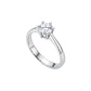 Anillo de Plata Esterlina 925 Solitario 6 Grifas Circon - Miniatura 2