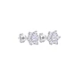 Aros de Plata Esterlina 925 Copo Nieve Circon - Miniatura 3