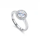 Anillo de Plata Esterlina 925 Circon 6mm Ajustable - Miniatura 2
