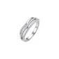 Anillo de Plata Esterlina 925 Entrelazado Circon - Miniatura 1
