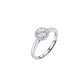 Anillo de Plata Esterlina 925 Roseta Plateada Circon - Miniatura 3